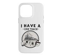 J'Ai Un Train à Moteur One Track Mind Train Coque pour iPhone 14 Pro Max