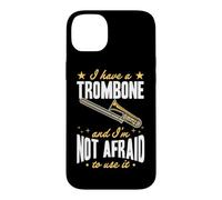 J'Ai Un Trombone et Je n'ai Pas Peur de l'utiliser Coque pour iPhone 14 Plus