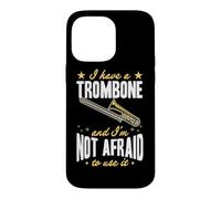 J'Ai Un Trombone et Je n'ai Pas Peur de l'utiliser Coque pour iPhone 14 Pro Max