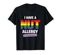 J'Ai Une allergie aux Noix, mème drôle et délirant de la Gay Pride Parade T-Shirt
