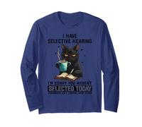 J'ai une audition sélective, tu n'as pas été sélectionné Funny Cat Manche Longue