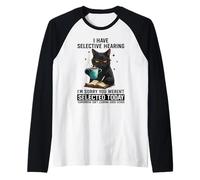 J'ai une audition sélective, tu n'as pas été sélectionné Funny Cat Manche Raglan