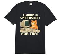 J'Ai Une Feuille de calcul pour ce propriétaire de Chat Comptable Comfort Colors Adult Heavyweight T-Shirt