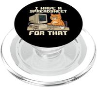 J'Ai Une Feuille de calcul pour ce propriétaire de Chat Comptable PopSockets PopGrip pour MagSafe