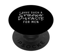 J'Ai Une Forte Aversion pour Les Hommes, l'amour Est Aveugle PopSockets PopGrip Adhésif