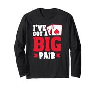 J'Ai Une Grosse Paire de Cartes de Poker Texas Holdem Manche Longue