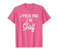 J'Ai Une idée Cadeau Golf pour Un Golfeur T-Shirt, Homme, Rose Chiné, XXL