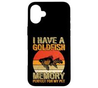 J'Ai Une mémoire de Poisson Rouge Parfaite pour Mon Animal de Compagnie Poisson Rouge Coque pour iPhone 16 Plus