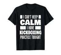 J'Ai Une Pratique de Kickboxing, Dicton Amusant : Kickboxer T-Shirt Graphique avec Valeur