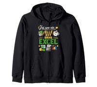 J'Ai Une Vie Elle est dans Excel Humour Sweat à Capuche