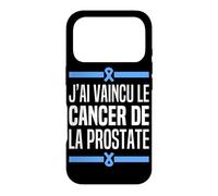 J'Ai Vaincu Le Cancer De La Prostate Guérison Prostate Drôle Coque pour iPhone 17 Pro