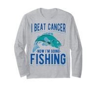J'Ai vaincu Le Cancer Maintenant Je Vais à la pêche Manche Longue