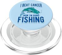 J'Ai vaincu Le Cancer Maintenant Je Vais à la pêche PopSockets PopGrip pour MagSafe