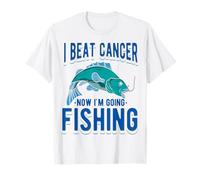 J'Ai vaincu Le Cancer Maintenant Je Vais à la pêche T-Shirt