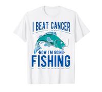 J'Ai vaincu Le Cancer Maintenant Je Vais à la pêche T-Shirt Graphique avec Valeur