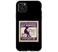 J'Ai vécu Partout mais Nulle Part Map World Traveler Coque pour iPhone 11 Pro Max