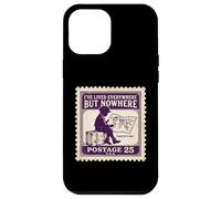 J'Ai vécu Partout mais Nulle Part Map World Traveler Coque pour iPhone 12 Pro Max