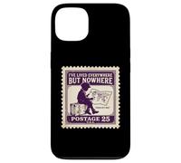 J'Ai vécu Partout mais Nulle Part Map World Traveler Coque pour iPhone 13