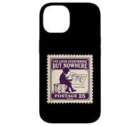 J'Ai vécu Partout mais Nulle Part Map World Traveler Coque pour iPhone 14