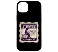 J'Ai vécu Partout mais Nulle Part Map World Traveler Coque pour iPhone 14 Plus