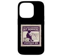 J'Ai vécu Partout mais Nulle Part Map World Traveler Coque pour iPhone 14 Pro