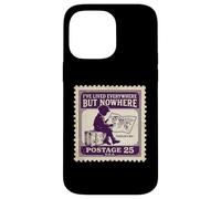 J'Ai vécu Partout mais Nulle Part Map World Traveler Coque pour iPhone 14 Pro Max