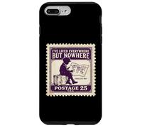 J'Ai vécu Partout mais Nulle Part Map World Traveler Coque pour iPhone 7 Plus/8 Plus