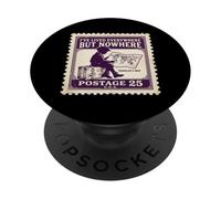 J'Ai vécu Partout mais Nulle Part Map World Traveler PopSockets PopGrip Adhésif