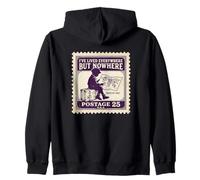 J'Ai vécu Partout mais Nulle Part Map World Traveler Sweat à Capuche
