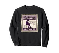 J'Ai vécu Partout mais Nulle Part Map World Traveler Sweatshirt