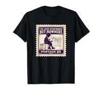 J'Ai vécu Partout mais Nulle Part Map World Traveler T-Shirt