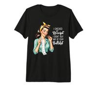 J'Ai vérifié Mon reçu Retro Housewifes T-Shirt Haut de Gamme