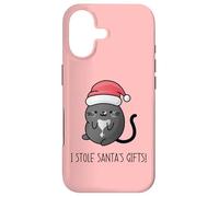 J'Ai volé Les Cadeaux du Père Noël drôle pour Les Amoureux des Chats Coque pour iPhone 17