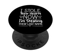J'Ai volé Leur cœur, Maintenant Je Vole Leur nom de Famille PopSockets PopGrip Adhésif