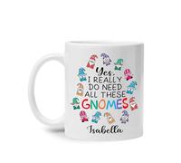 J'Ai Vraiment Besoin De Tous Ces Gnomes. Mug Céramique Tasse À Thé Durable Tasse À Café Idée Cadeau Pour Bureau Collègue Pâques 330Ml