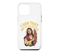 J'Ai vu ça et Je dis à Papa, Jésus Christ Faith Priez de façon drôle Coque pour iPhone 12 Pro Max