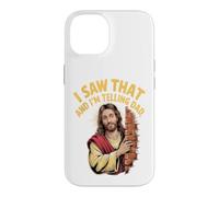 J'Ai vu ça et Je dis à Papa, Jésus Christ Faith Priez de façon drôle Coque pour iPhone 14