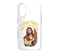 J'Ai vu ça et Je dis à Papa, Jésus Christ Faith Priez de façon drôle Coque pour iPhone 17