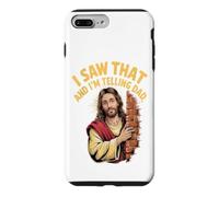 J'Ai vu ça et Je dis à Papa, Jésus Christ Faith Priez de façon drôle Coque pour iPhone 7 Plus/8 Plus