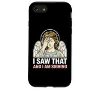 J'Ai vu ça et Je soupire Sarcastic Angel Coque pour iPhone SE (2020) / 7/8