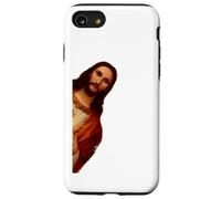 J'Ai vu ça ! Meme Funny Peeking Jesus Coque pour iPhone SE (2020) / 7/8