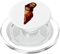 J'Ai vu ça ! Meme Funny Peeking Jesus PopSockets PopGrip pour MagSafe