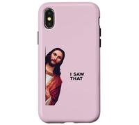 J'Ai vu ce drôle de Jésus chrétien Religieux Coque pour iPhone X/XS