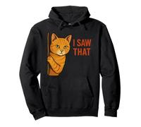 J'Ai vu ce drôle de propriétaire de Chat Tabby Attitude Sweat à Capuche