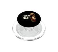J'Ai vu ce mème chrétien drôle de Jésus Noir PopSockets PopGrip pour MagSafe