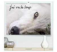 J'ai vu le loup (Calendrier mural 2026 DIN A2 vertical) calendrier de bureau: Loups gris et loups arctiques du Canada