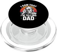 J'Ai vu Que Je Le disais à Papa : Retro Funny Dad PopSockets PopGrip pour MagSafe
