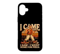 J'Ai vu Que Je suis rentré chez Moi pour Une séance de Fitness Pizza Gym Coque pour iPhone 16 Plus