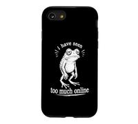 J'Ai vu trop de Choses en Ligne Funny Frog Meme Amphibian Coque pour iPhone SE (2020) / 7/8