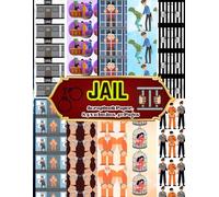 Jail Scrapbook Paper 8.5 x 11 Inches, 40 Pages: 20 Double Sided Sheets with 10 Unique Designs